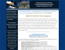 Tablet Screenshot of malpracticefl.com